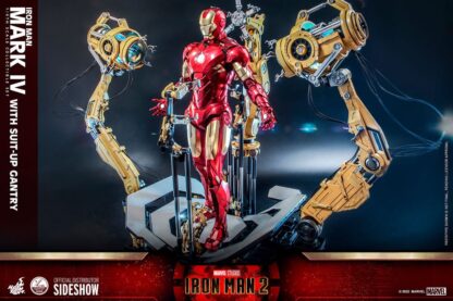 Iron Man 2 Actionfigur 1/4 Iron Man Mark IV mit Suit-Up Gantry 49 cm – Bild 3