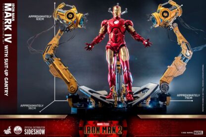Iron Man 2 Actionfigur 1/4 Iron Man Mark IV mit Suit-Up Gantry 49 cm – Bild 4
