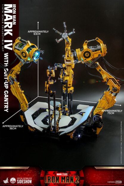 Iron Man 2 Actionfigur 1/4 Iron Man Mark IV mit Suit-Up Gantry 49 cm – Bild 15