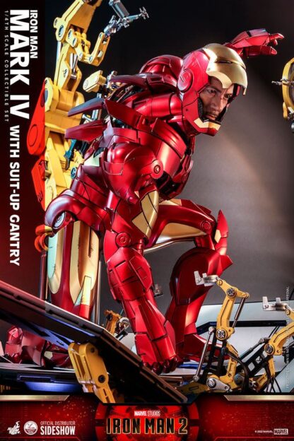 Iron Man 2 Actionfigur 1/4 Iron Man Mark IV mit Suit-Up Gantry 49 cm – Bild 17