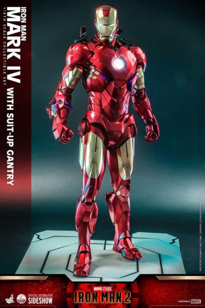 Iron Man 2 Actionfigur 1/4 Iron Man Mark IV mit Suit-Up Gantry 49 cm – Bild 18