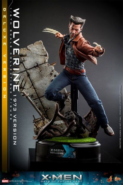 X-Men Zukunft ist Vergangenheit Movie Masterpiece Actionfigur 1/6 Wolverine (1973 Version) Deluxe Version 30 cm – Bild 3
