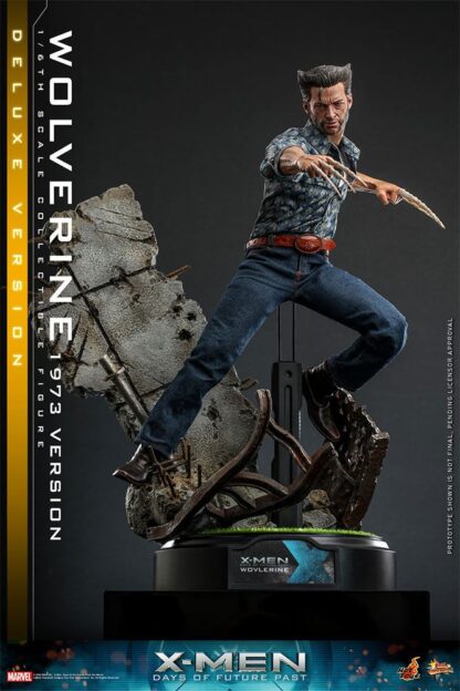 X-Men Zukunft ist Vergangenheit Movie Masterpiece Actionfigur 1/6 Wolverine (1973 Version) Deluxe Version 30 cm – Bild 4