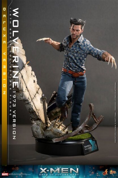 X-Men Zukunft ist Vergangenheit Movie Masterpiece Actionfigur 1/6 Wolverine (1973 Version) Deluxe Version 30 cm – Bild 5
