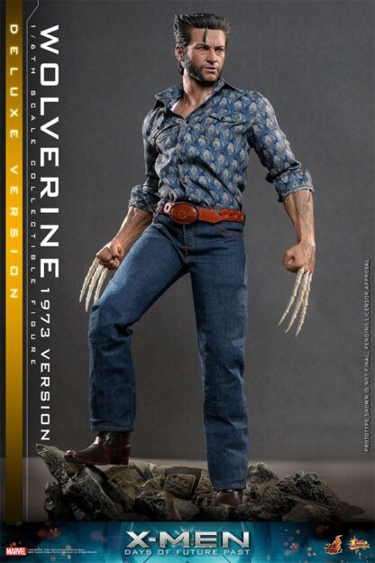 X-Men Zukunft ist Vergangenheit Movie Masterpiece Actionfigur 1/6 Wolverine (1973 Version) Deluxe Version 30 cm – Bild 6