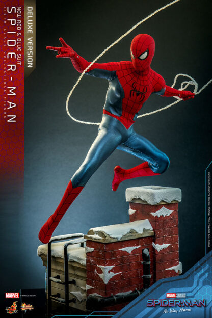 Spider-Man: No Way Home Movie Masterpiece Actionfigur 1/6 Spider-Man (New Red and Blue Suit) (Deluxe Version) 28 cm – Bild 5