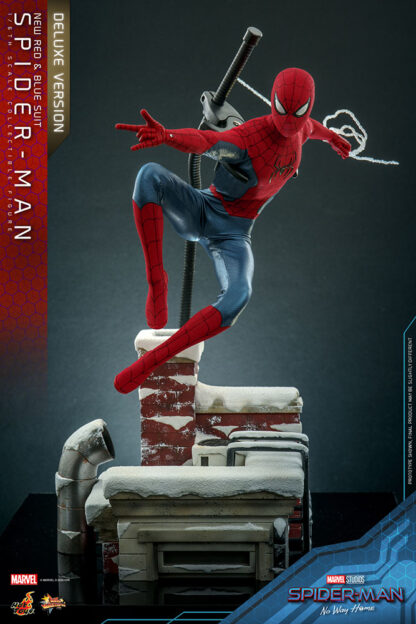 Spider-Man: No Way Home Movie Masterpiece Actionfigur 1/6 Spider-Man (New Red and Blue Suit) (Deluxe Version) 28 cm – Bild 6