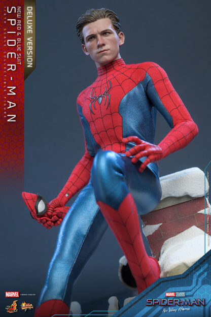 Spider-Man: No Way Home Movie Masterpiece Actionfigur 1/6 Spider-Man (New Red and Blue Suit) (Deluxe Version) 28 cm – Bild 9