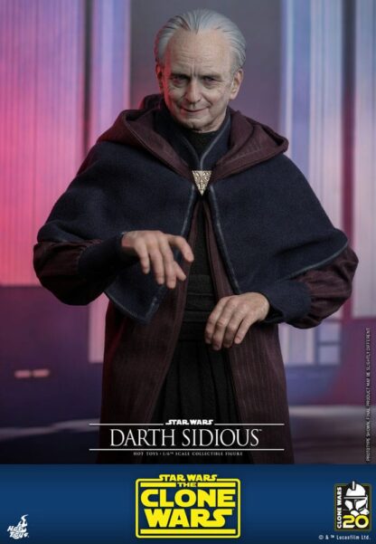 Star Wars: The Clone Wars Actionfigur 1/6 Darth Sidious 29 cm – Bild 5