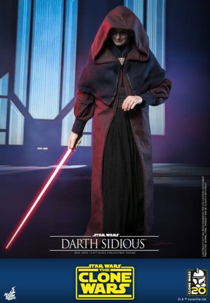 Star Wars: The Clone Wars Actionfigur 1/6 Darth Sidious 29 cm – Bild 6