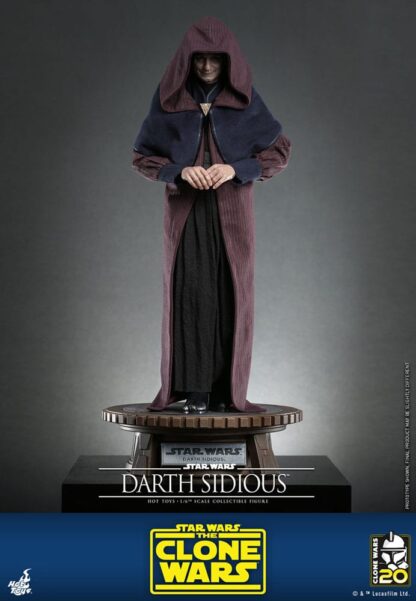 Star Wars: The Clone Wars Actionfigur 1/6 Darth Sidious 29 cm – Bild 8