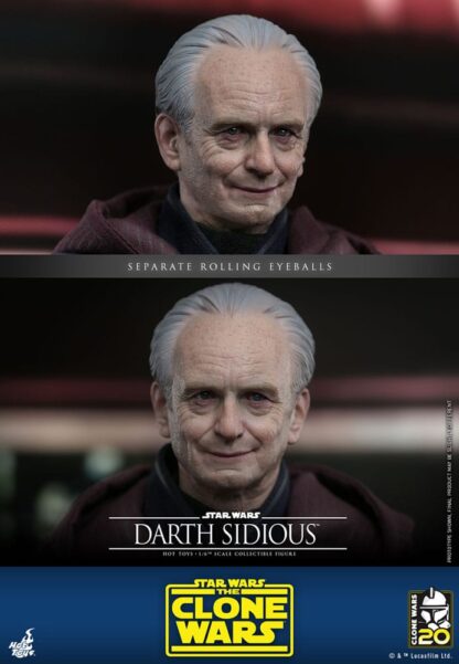 Star Wars: The Clone Wars Actionfigur 1/6 Darth Sidious 29 cm – Bild 10