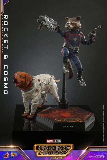 Guardians of the Galaxy Vol. 3 Movie Masterpiece Actionfiguren 1/6 Rocket & Cosmo 16 cm – Bild 3