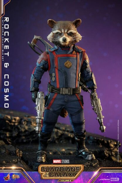 Guardians of the Galaxy Vol. 3 Movie Masterpiece Actionfiguren 1/6 Rocket & Cosmo 16 cm – Bild 6