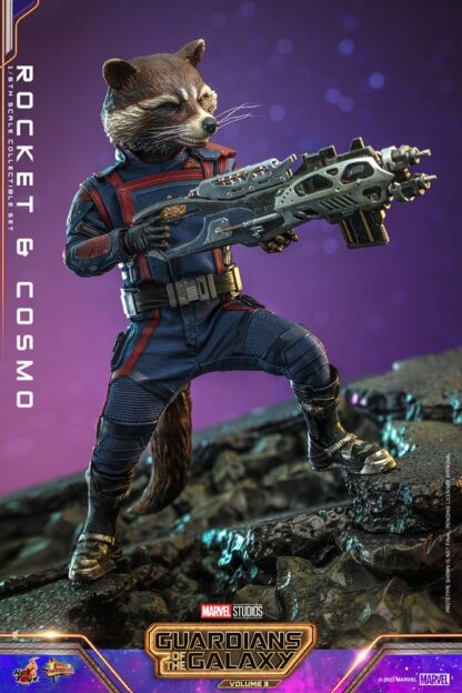 Guardians of the Galaxy Vol. 3 Movie Masterpiece Actionfiguren 1/6 Rocket & Cosmo 16 cm – Bild 7