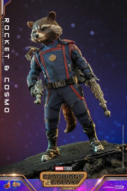 Guardians of the Galaxy Vol. 3 Movie Masterpiece Actionfiguren 1/6 Rocket & Cosmo 16 cm – Bild 8