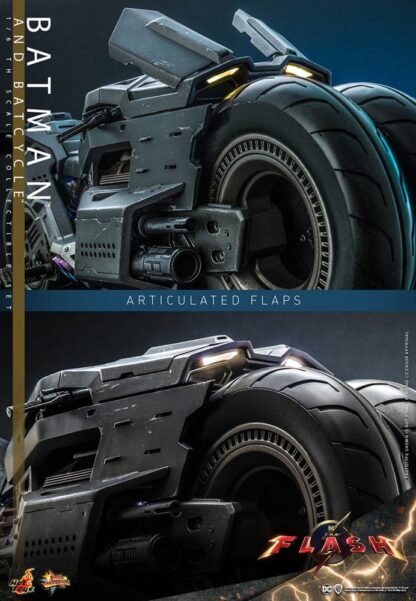 The Flash Movie Masterpiece Actionfigur mit Fahrzeug 1/6 Batman & Batcycle Set 30 cm – Bild 21
