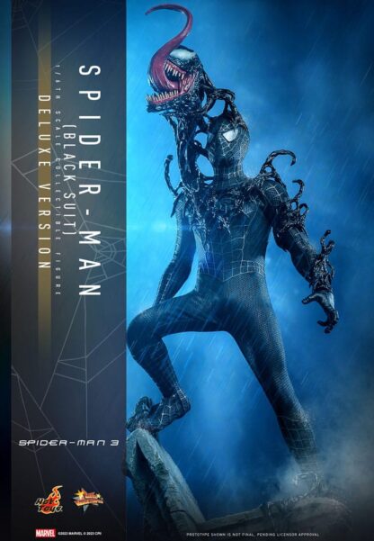 Spider-Man 3 Movie Masterpiece Actionfigur 1/6 Spider-Man (Black Suit) (Deluxe Version) 30 cm – Bild 2
