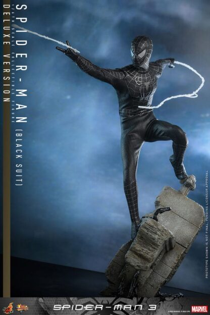 Spider-Man 3 Movie Masterpiece Actionfigur 1/6 Spider-Man (Black Suit) (Deluxe Version) 30 cm – Bild 4
