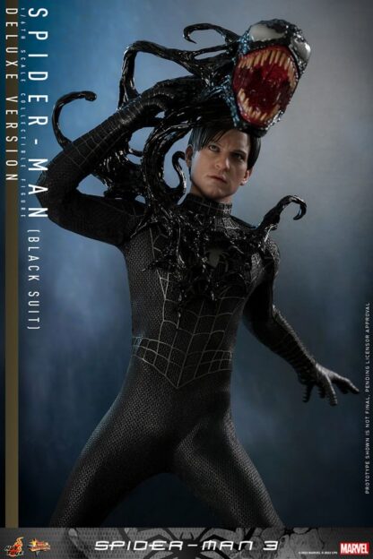 Spider-Man 3 Movie Masterpiece Actionfigur 1/6 Spider-Man (Black Suit) (Deluxe Version) 30 cm – Bild 6