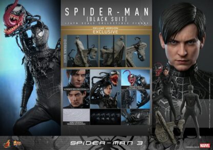 Spider-Man 3 Movie Masterpiece Actionfigur 1/6 Spider-Man (Black Suit) (Deluxe Version) 30 cm – Bild 15