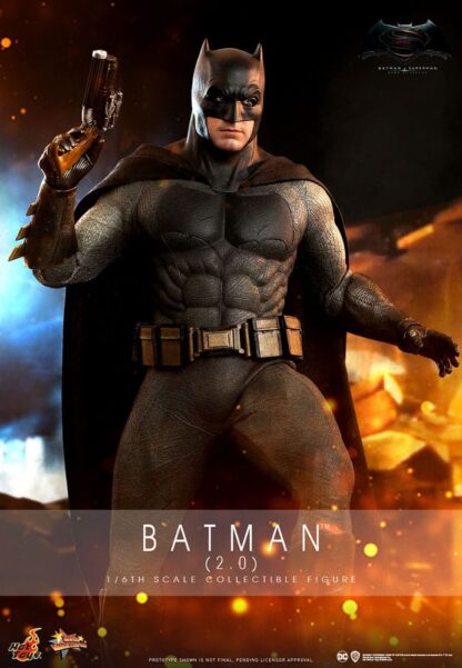 Batman v Superman: Dawn of Justice Movie Masterpiece Actionfigur 1/6 Batman 2.0 32 cm – Bild 2