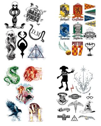 Harry Potter Tattoos 35-er Set