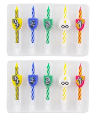 Harry Potter Kuchenkerzen 10er-Pack Logos