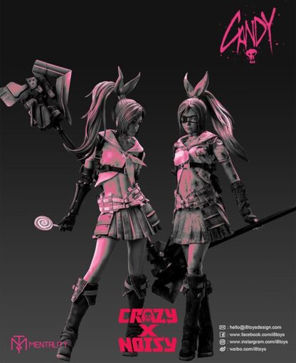 Mentality Agency Serie Actionfigur 1/6 Candy Battle Damaged Ver. 28 cm – Bild 2