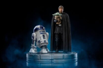 Star Wars The Mandalorian Art Scale Statue 1/10 Luke Skywalker und Grogu 21 cm – Bild 7