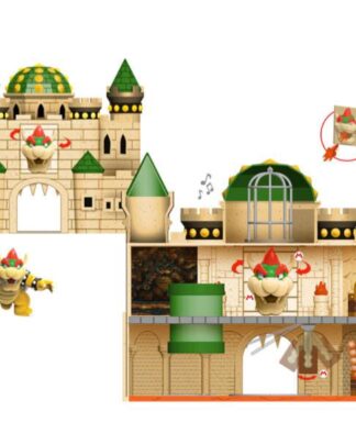 World of Nintendo Super Mario Deluxe Spielset Bowsers Schloss