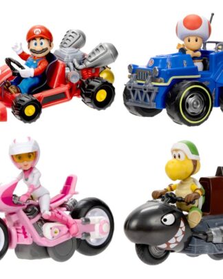 Der Super Mario Bros. Film Minifiguren mit Karts 6 cm Sortiment (6)