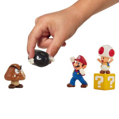 World of Nintendo Minifiguren 5er-Pack New Super Mario Bros. U Eichenhain 6 cm – Bild 2