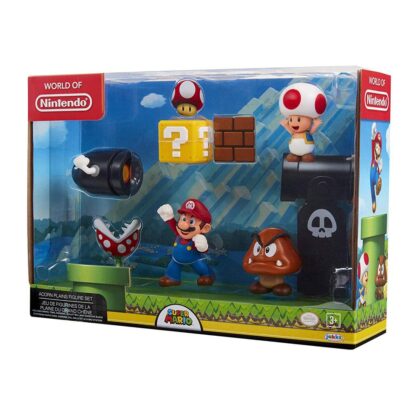 World of Nintendo Minifiguren 5er-Pack New Super Mario Bros. U Eichenhain 6 cm – Bild 3