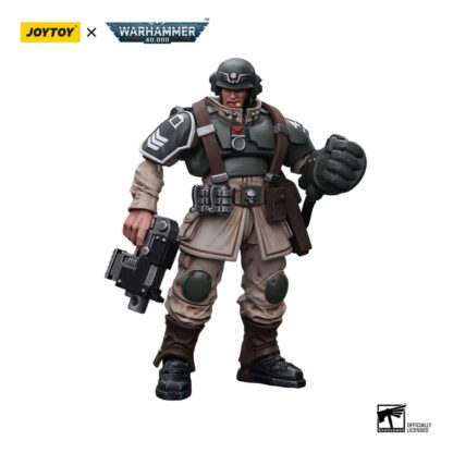 Warhammer 40k Actionfigur 1/18 Astra Militarum Cadian Command Squad Veteran Sergeant with Power Fist 12 cm – Bild 3