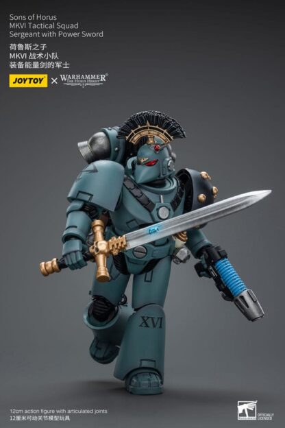 Warhammer The Horus Heresy Actionfigur 1/18 Sons of Horus MKVI Tactical Squad Sergeant with Power Sword 12 cm – Bild 5