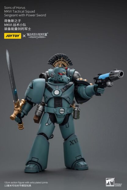 Warhammer The Horus Heresy Actionfigur 1/18 Sons of Horus MKVI Tactical Squad Sergeant with Power Sword 12 cm – Bild 7