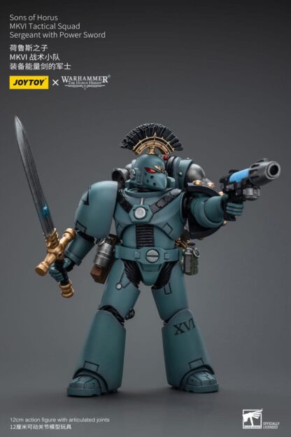 Warhammer The Horus Heresy Actionfigur 1/18 Sons of Horus MKVI Tactical Squad Sergeant with Power Sword 12 cm – Bild 8