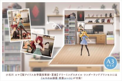 Sousai Shojo Teien Plastic Model Kit 1/10 Emma Koishikawa (St. Iris Gakuen Girls' High School Summer Clothes) Dreaming Style Wonderland Princess 14 cm – Bild 17