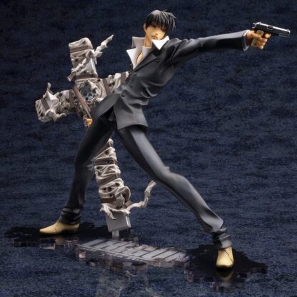 Trigun Badlands Rumble ARTFX J Statue 1/8 Nicholas D. Wolfwood Renewal Package Version 20 cm – Bild 2