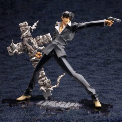 Trigun Badlands Rumble ARTFX J Statue 1/8 Nicholas D. Wolfwood Renewal Package Version 20 cm – Bild 3