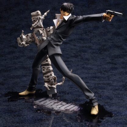 Trigun Badlands Rumble ARTFX J Statue 1/8 Nicholas D. Wolfwood Renewal Package Version 20 cm – Bild 6