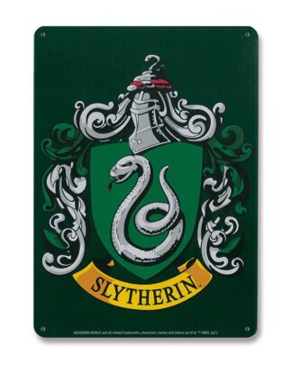 Harry Potter Blechschild Slytherin 15 x 21 cm