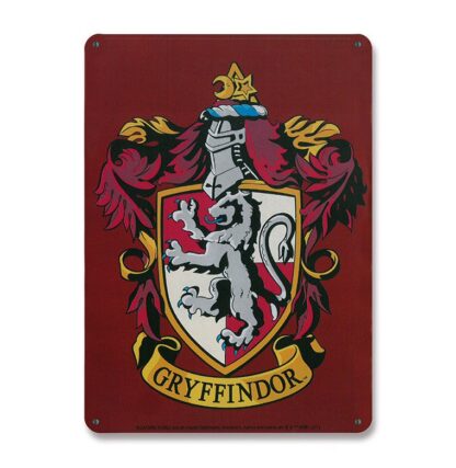 Harry Potter Blechschild Gryffindor 15 x 21 cm