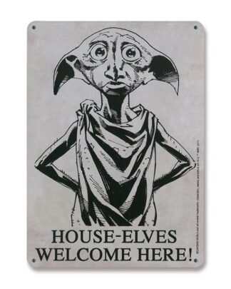 Harry Potter Blechschild House-Elves 15 x 21 cm