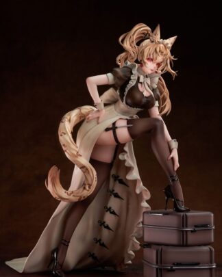 Original Character PVC Statue 1/7 Battle Maid Different Species Leopard Cat Maria Deluxe Edition 24 cm