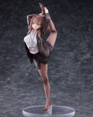 Original Character PVC Statue 1/6 OL-chan Who Doesn't Want to Go to Work White Ver. 26 cm
