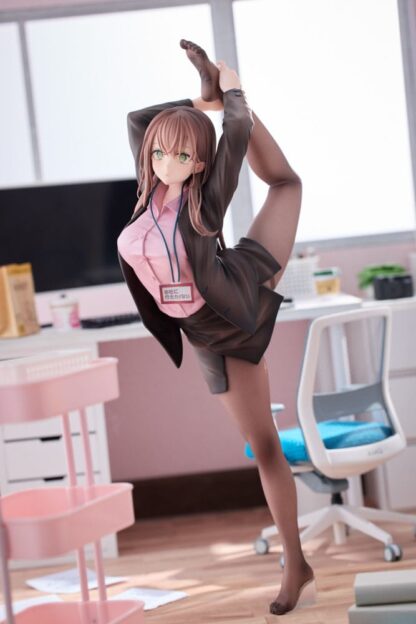Original Character PVC Statue 1/6 OL-chan Who Doesn't Want to Go to Work Pink Ver. Deluxe Edition 26 cm – Bild 5