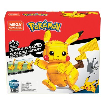 Pokémon Mega Construx Wonder Builders Bauset Jumbo Pikachu 33 cm – Bild 2