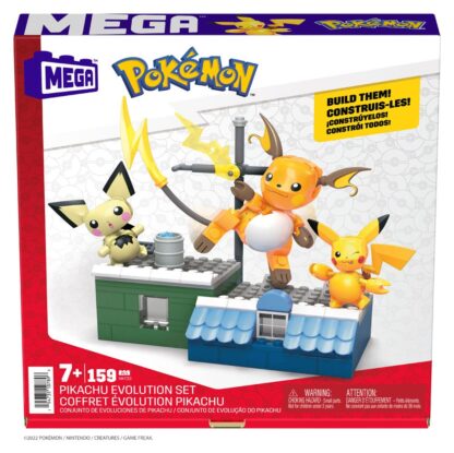 Pokémon MEGA Bauset Pikachu Evolution Set – Bild 7